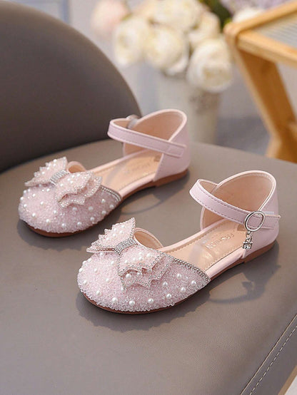 Pink Children Flat Sandals Girls Princess Sandals