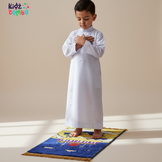 Little Noor Prayer Mat – Blue Edition