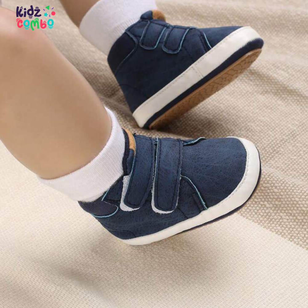 0-1 Year Old Infant Solid Color Versatile Soft Bottom Sneakers